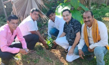 मगध वेस्टेज डीलर एसोसिएशन किया पौधारोपण