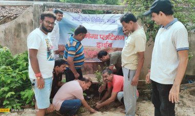 आर्ट आॅफ लिविंग संस्थान द्वारा मेगा वृक्षारोपण अभियान