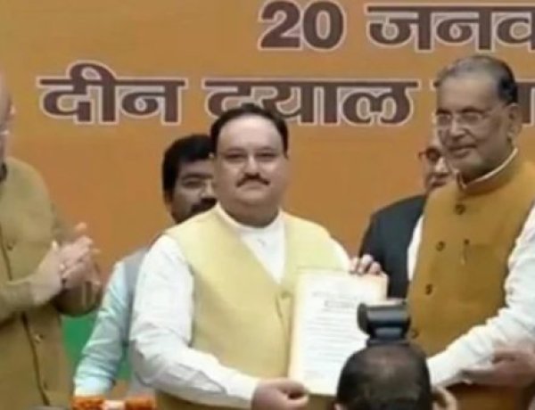 जेपी नड्डा चुने गए भाजपा के 14वां राष्ट्रीय अध्यक्ष, निर्विरोध हुआ चुनाव