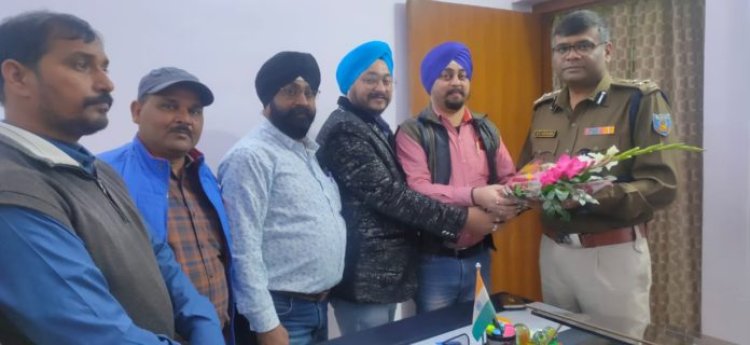 जर्नलिस्ट वैलफेयर एसोसिएशन की मांग पर डीआईजी ने दिये सख्त कार्रवाई के निर्देश