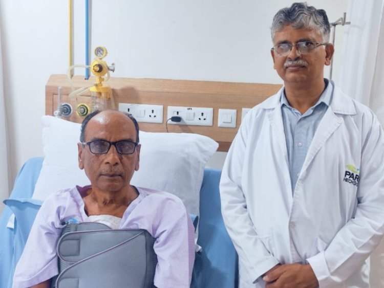 पारस अस्पताल रांची में दिल के पेरीकार्डियम की मोटी परत को हटके डॉक्टरों ने मरीज़ को दिया नया जीवनदान