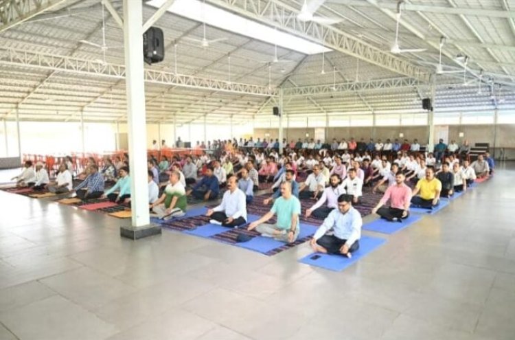 सरला बिरला विश्वविद्यालय में दसवां अंतर्राष्ट्रीय योग दिवस मनाया गया