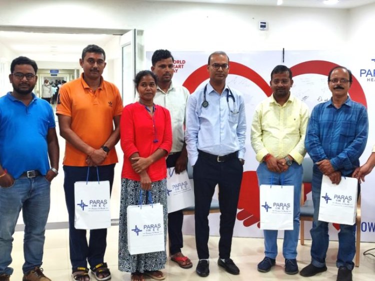 पारस अस्पताल में विश्व हृदय दिवस मनाया गया