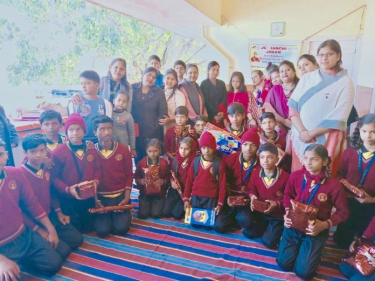 जेसीआई उड़ान ने स्कूली बच्चों संग मनाया राष्ट्रीय युवा दिवस