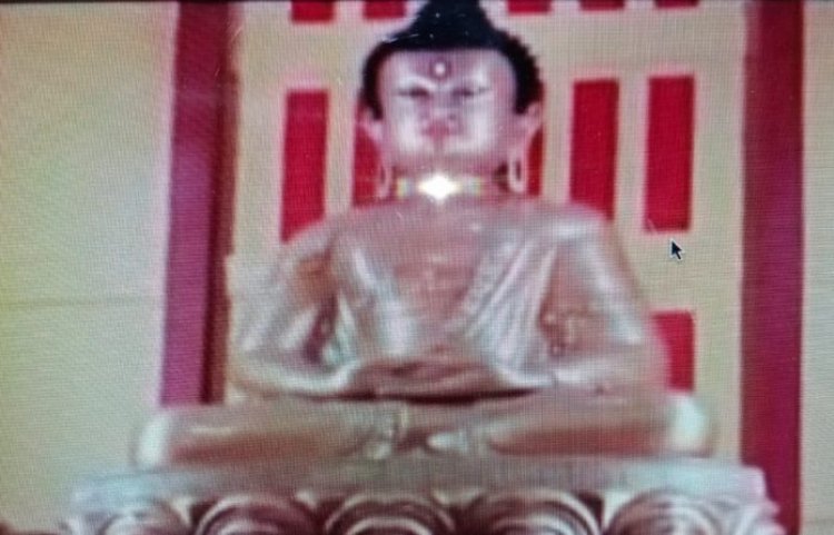 बोधगया में कांस्य से बनी 15 फिट लंबी भगवान बुद्ध की विशाल प्रतिमा स्थापित