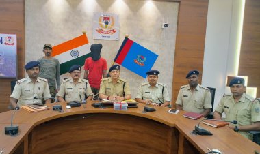 कुख्यात पाण्डेय गिरोह का अपराधी पकड़ा गया, लेवी के लिए सड़क निर्माण बंद कराया था