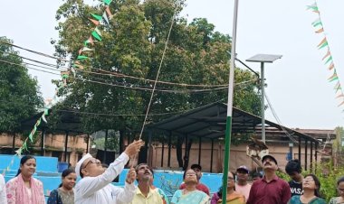 मत्स्य किसान प्रशिक्षण केंद्र धुर्वा में मनाया गया स्वतंत्रता दिवस