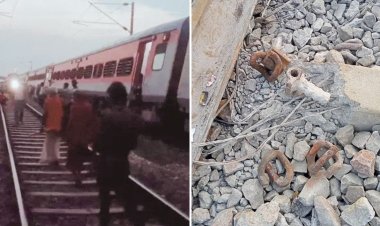 कानपुर: पटरी पर हैवी बोल्डर! साबरमती एक्स. की 22 बोगियां हुई बेपटरी, IB कर रही जांच