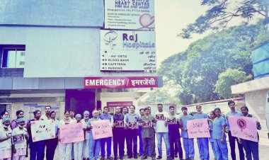 कोलकाता में प्रशिक्षु महिला चिकित्सक के साथ हुई दरिंदगी के विरोध में राँची के राज अस्पताल ने OPD सेवाओं को बंद रखा