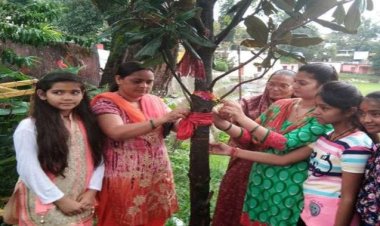 रक्षा बंधन पर्व  का मुख्य उद्देश्य पर्यावरण की रक्षा हो