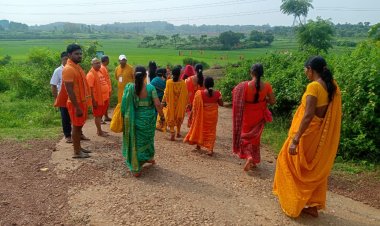 स्वर्णरेखा नदी बचाने के लिए काँवरियों ने निकाली कांवर यात्रा, रानीचुआं के जल से महादेव का होगा जलाभिषेक