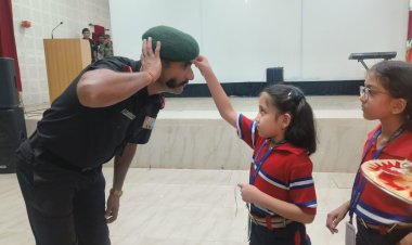 जी.डी गोयंका के छात्राओं ने आर्मी कैंट नामकुम में रक्षाबंधन पर्व को एक महोत्सव के रूप में मनाया