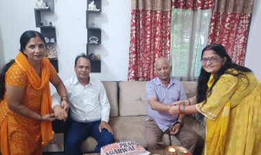 हर्षोल्लास के साथ जिले में मनाया गया रक्षाबंधन, बहनों ने भाइयों के दीर्घायु की कामना