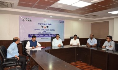 193 सरकारी स्कूलों में स्मार्ट क्लास हेतू CCL एवं EDCIL के बीच समझौता ज्ञापन हस्ताक्षरित 