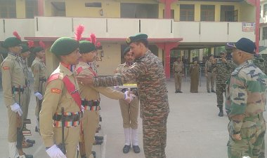 ब्रिगेडियर राम नरेश ने 6 बिहार बटालियन एनसीसी के सीएटीसी कैंप का किया निरीक्षण