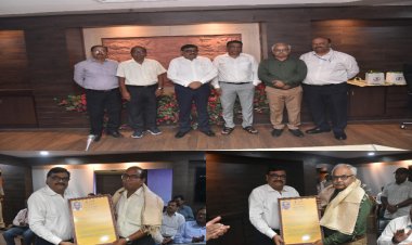 CMPDI परिवार के चार सेवानिवृत सदस्यों को किया गया सम्मानित