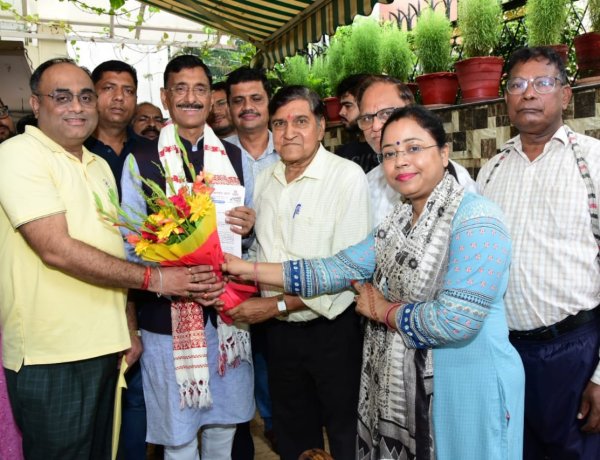 लघु उद्योग भारती का प्रतिनिधिमंडल मिला रक्षा राज्य मंत्री से