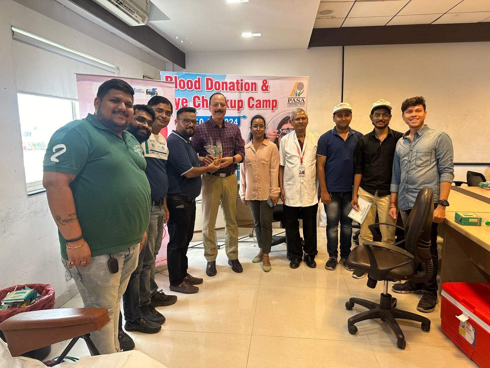 जेसीआई रांची एवं पासा चैरिटेबल ट्रस्ट का रक्तदान सह निःशुल्क स्वास्थ्य जांच शिविर आयोजित