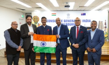 केंद्रीय रक्षा राज्य मंत्री संजय सेठ का ऑस्ट्रेलिया में भारतवंशियों से संवाद