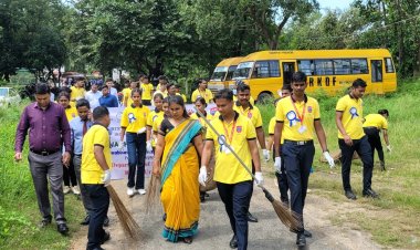 आरकेडीएफ विश्वविद्यालय में 'स्वच्छता ही सेवा' अभियान चलाया गया