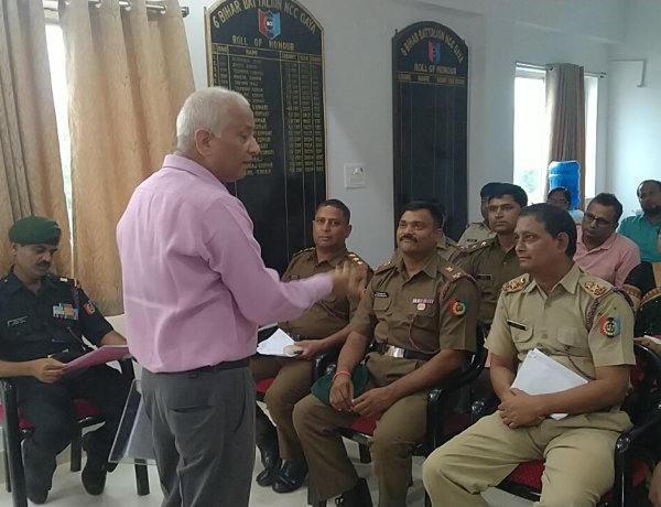 6 बिहार बटालियन एनसीसी में एएनओ की बैठक सम्पन्न