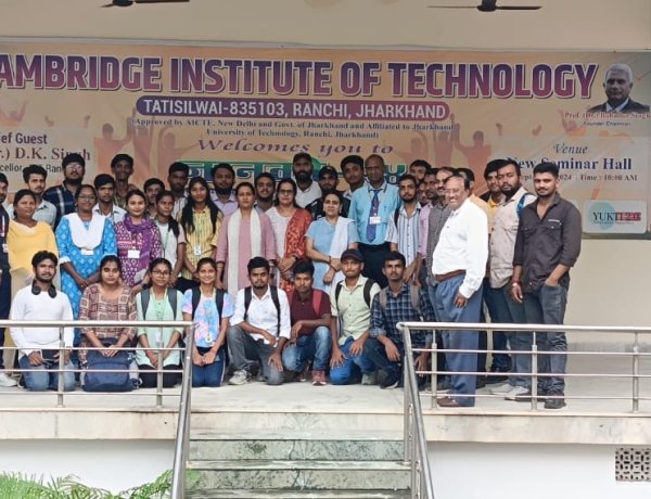 सीयूजे के विद्यार्थियों का कैंब्रिज इंस्टिट्यूट ऑफ़ टेक्नोलॉजी में एक दिवसीय प्रशिक्षण संपन्न