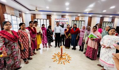 जीबीएम कॉलेज में पोषण मेले में छात्राओं ने बढ़चढ़कर कर लिया भाग, छात्राओं में आत्मविश्वास, आर्थिक आत्मनिर्भरता, स्वास्थ्य एवं पोषण के प्रति जागरूकता बढ़ाना ही पोषण मेले के आयोजन का है मुख्य उद्देश्य