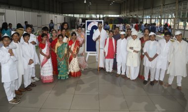 सरला बिरला पब्लिक स्कूल में ‘‘गांधी दर्पण‘‘ प्रदर्शनी का आयोजन