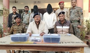 पलामू पुलिस ने 2 किलो गांजा के साथ अभियुक्त को पकड़ा