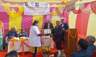 मैटी जयंती समारोह में दिया गया प्रशस्ति पत्र