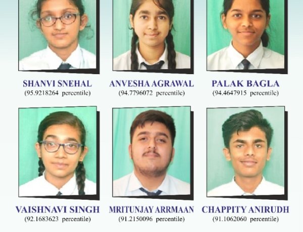 सरला बिरला के छात्रों का जेईई मेन्स 2025 में उत्कृष्ट प्रदर्शन