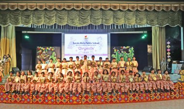 सरला बिरला पब्लिक स्कूल के नन्हे सितारों ने मनाया ग्रेजुएशन डे-‘क्रिसालिस’