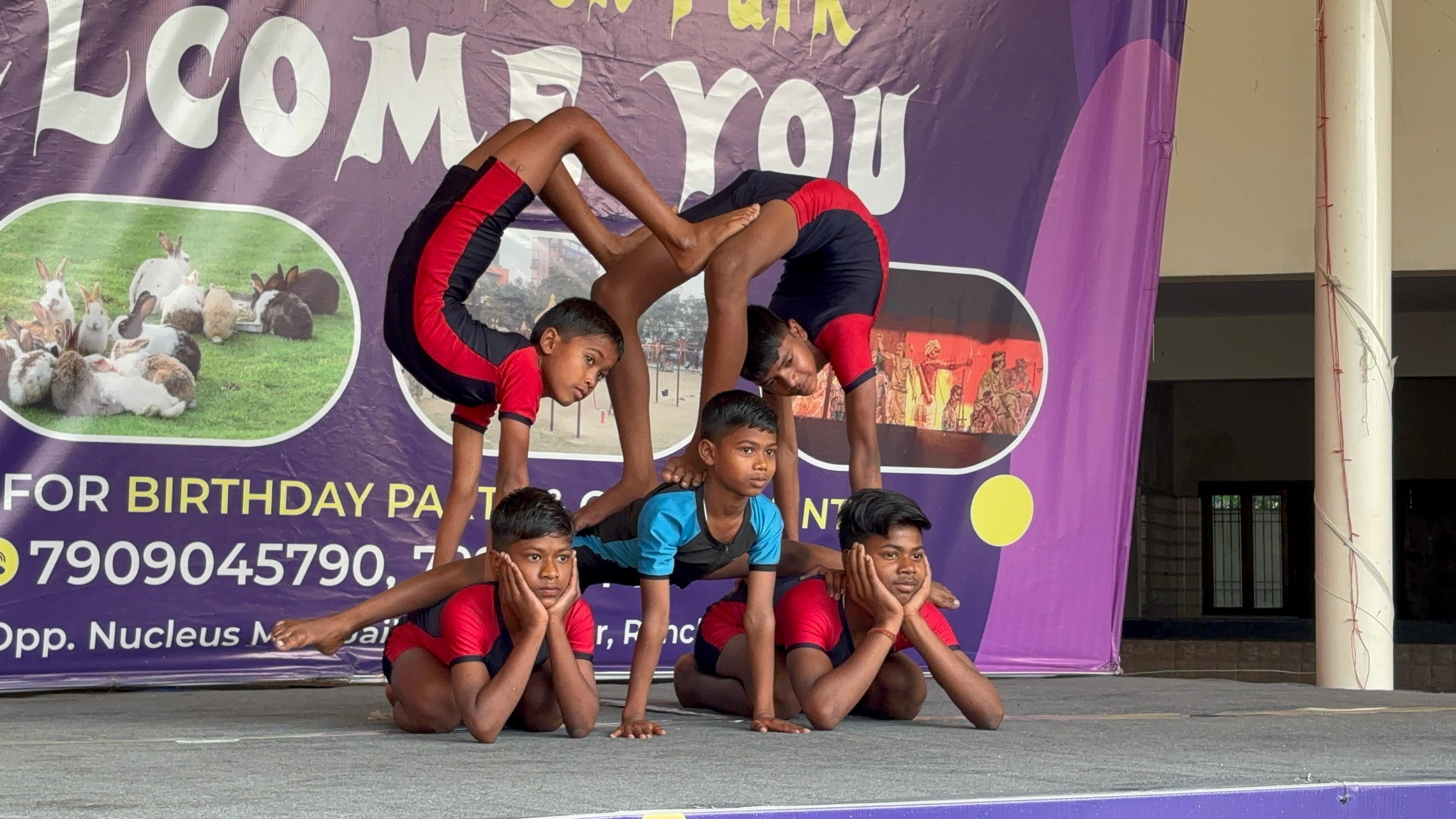 योग एवं कला संस्कृति कार्यक्रम से गूंजा बिरसा मुंडा फ़न पार्क