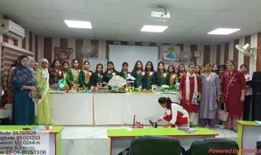 पृथ्वी दिवस के अवसर पर जीबीएम कॉलेज में विज्ञान प्रदर्शनी का हुआ आयोजन