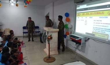 एटीसी कैंप में एनसीसी कैडेटों को दी गई सेना भर्ती की जानकारी