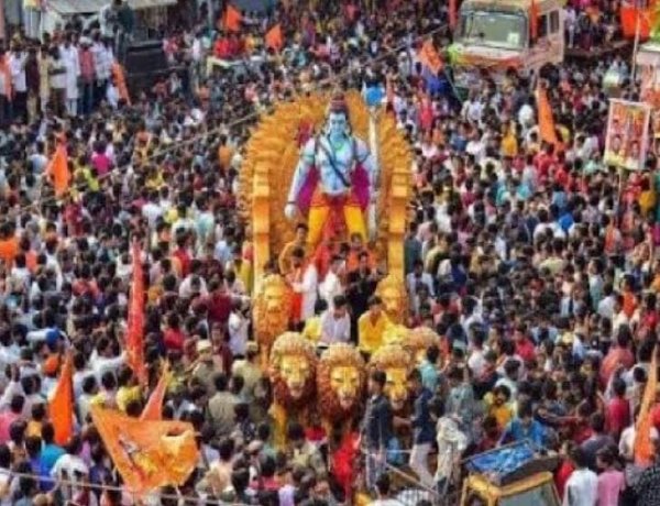 आज महाष्टमी को ताशा और जय श्री राम के जयघोष से गुंजायमान होगा हजारीबाग 