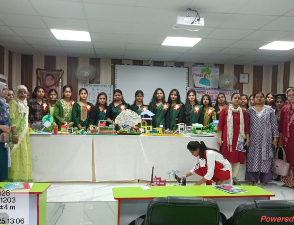 पृथ्वी दिवस के अवसर पर जीबीएम कॉलेज में विज्ञान प्रदर्शनी का हुआ आयोजन