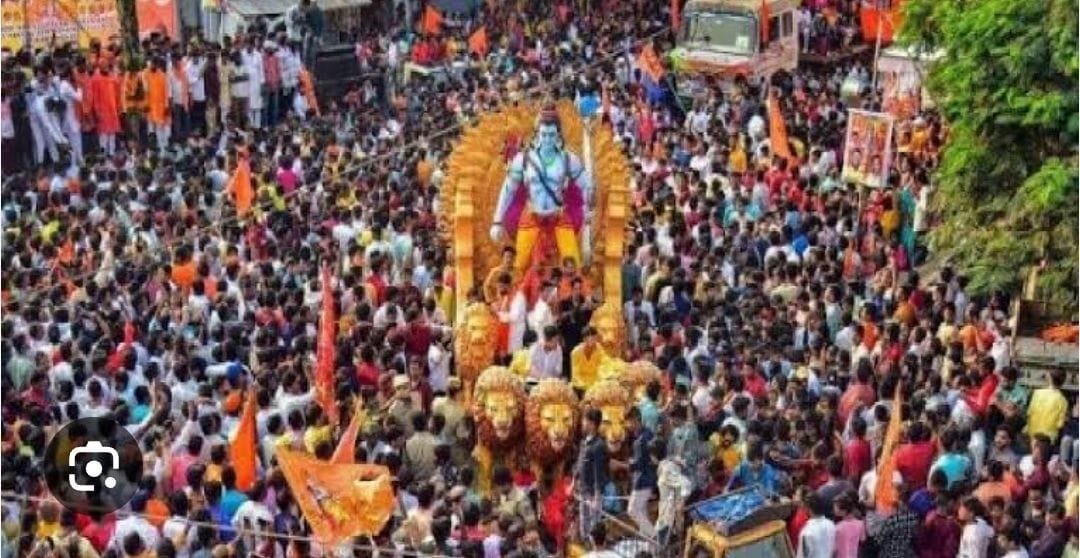 आज महाष्टमी को ताशा और जय श्री राम के जयघोष से गुंजायमान होगा हजारीबाग 