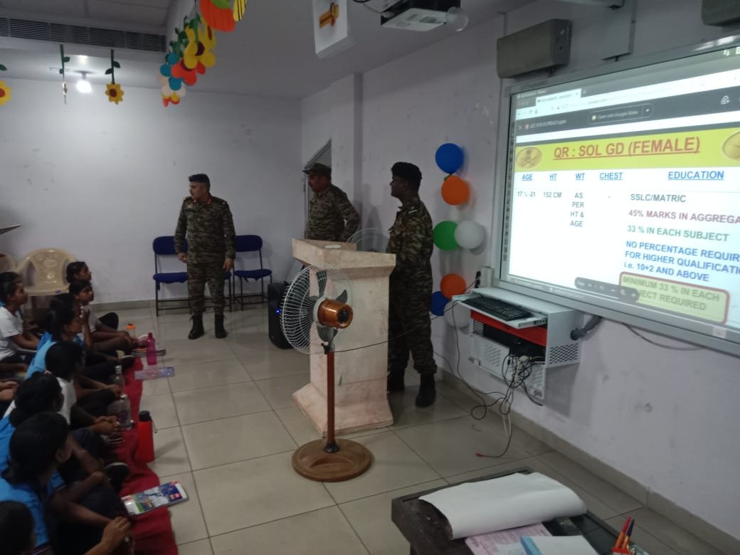 एटीसी कैंप में एनसीसी कैडेटों को दी गई सेना भर्ती की जानकारी