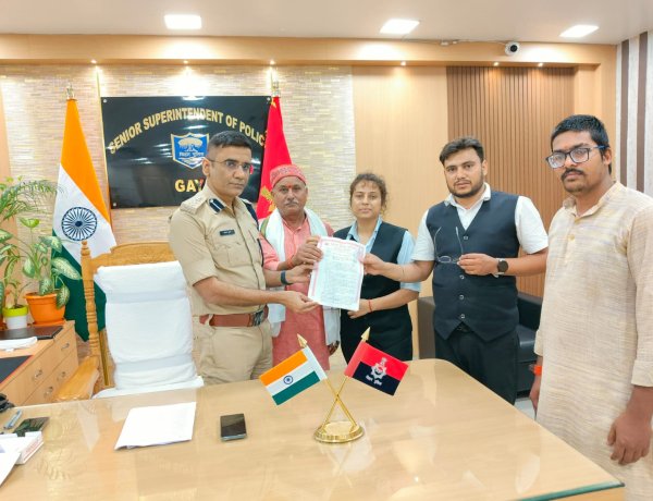 विश्व हिंदू परिषद गौरक्षा आयाम ने एसएसपी को सौंपा ज्ञापन:गौ तस्करी रोकने की मांग की