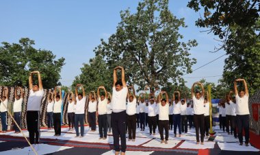 159 बटालियन सीआरपीएफ ने मनाया अंतरराष्ट्रीय योग दिवस