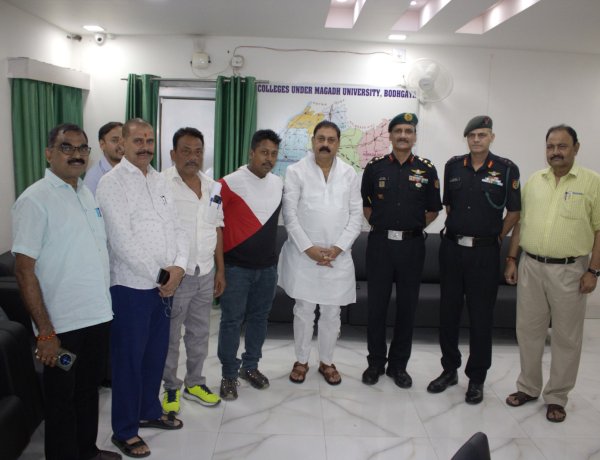 एनसीसी और मगध विश्वविद्यालय के बीच सहयोग हेतु महत्वपूर्ण वार्ता सम्पन्न