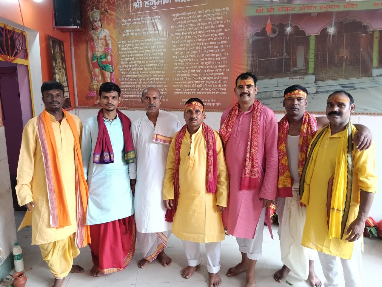 रांची में संकट मोचन हनुमान मंदिर, सिधा टोली का 9वां स्थापना दिवस धूमधाम से मनाया गया