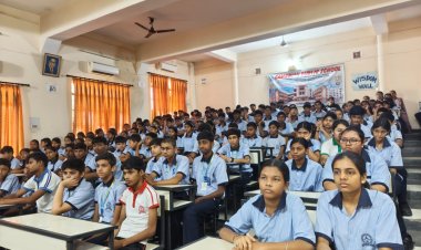 कैंसर के बढ़ते मामलों को लेकर एचसीजी अब्दुर रज्जाक अंसारी कैंसर अस्पताल, रांची ने बच्चों को जागरूक किया