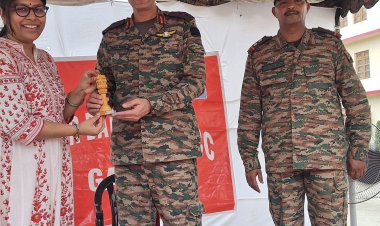 एनसीसी प्रशिक्षण शिविर में निःशुल्क मेडिकल कैंप का आयोजन, डॉ. मानसी राजपूत हुईं सम्मानित