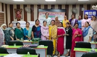 जीबीएम कॉलेज में विश्व स्तनपान पखवाड़ा के तहत एक दिवसीय संगोष्ठी का आयोजन, स्तनपान माँ और बच्चे के बीच मानसिक तथा भावनात्मक जुड़ाव के लिए है अति आवश्यक