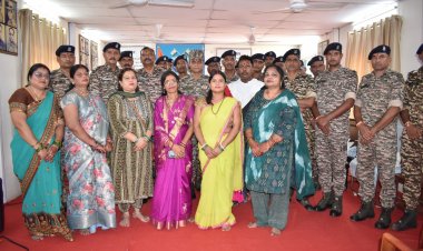 रक्षाबंधन पर बहनों ने बांधी देश के वीर सपूतों को राखी