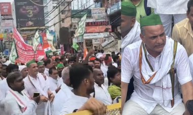 बिहार : सड़कों पर किसानों का प्रदर्शन, सरकार पर जमीन कब्जा करने का आरोप