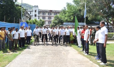 राष्ट्रीय खेल दिवस पर 47 बटालियन सीआरपीएफ द्वारा खेलकूद कार्यक्रम