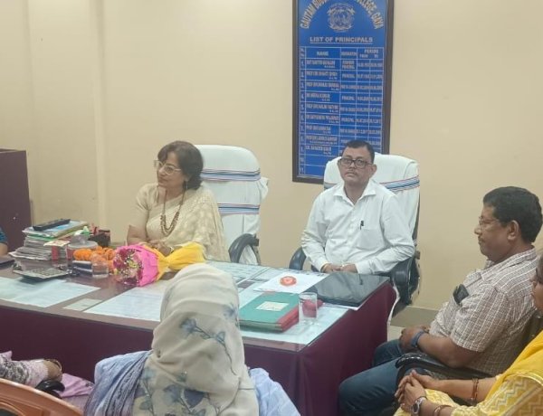 जीबीएम कॉलेज में प्रधानाचार्य डॉ सीमा पटेल ने पदभार ग्रहण किया, कॉलेज की बेहतरी के लिए मिलजुलकर कार्य करने की बात कही